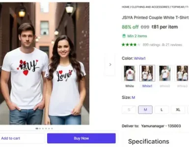 couple white t shirt 81