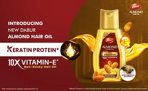 dabur almond hair oil 580ml at 186