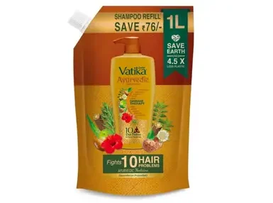 Dabur Vatika Shampoo 1L at ₹261 3 dabur vatika shampoo 1l at 261