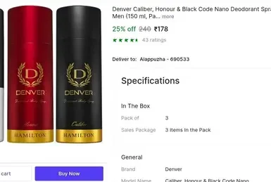 denver deo 150ml 3 at 178