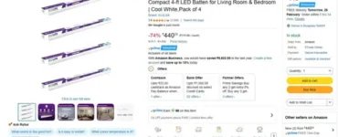 ecolink 20w led batten pack of 4 440