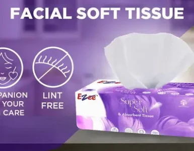 ezee 2 ply facial tissue soft pack 600 pulls 155