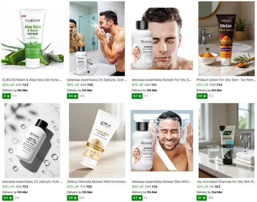 face washes starts 41