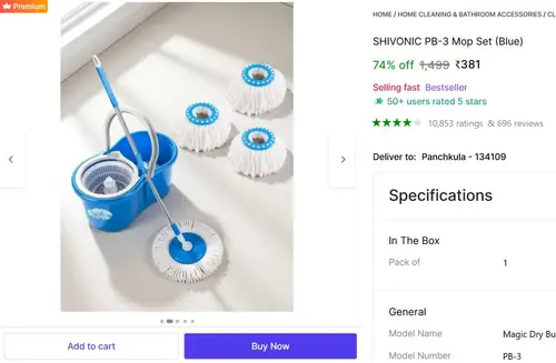 floor cleaning mop set 381