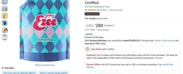 godrej ezee liquid detergent 2l 289