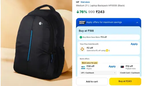 hp laptop backpack at 243