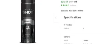 layerr shot rockstar body spray for men 120 ml 94