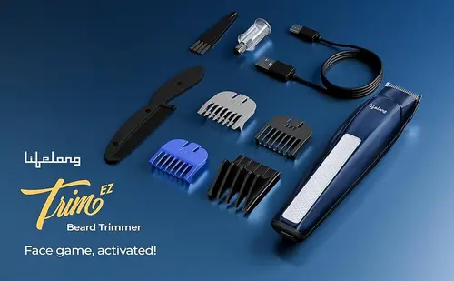 lifelong rechargeable beard trimmer for men 499