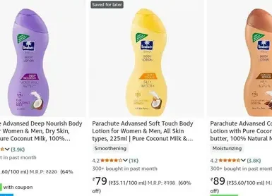 LOOT - Body Lotions From ₹69 4 loot body lotions from 69