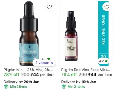 loot pilgrim beauty starts 44