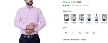 mens solid formal shirt at 156 164