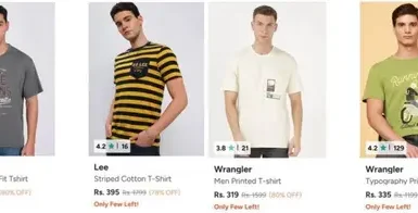 myntra loot upto 80 off on branded tshirts