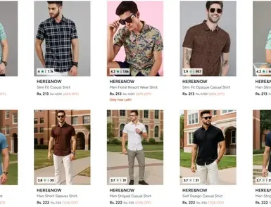 myntra upto 90 off on mens shirts
