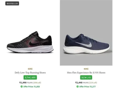 nike sports shoes from 1998