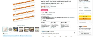 orient 20w led batten pack of 4 454