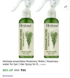 pack of 2 rosemary water 90