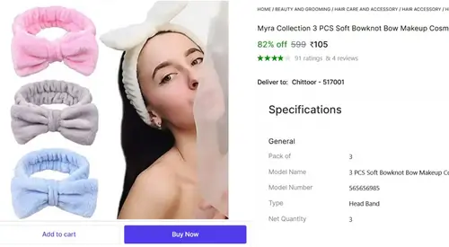 pack of 3 headbands 105