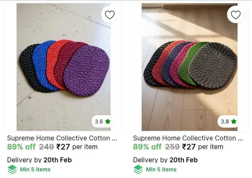 quality home door mat from 27