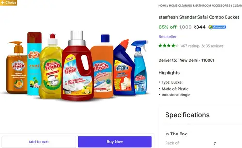 safai combo 7 items 344