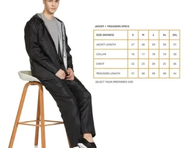 symactive polyester raincoat with jacket 389