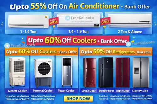 upto 55 off on air conditioner bank offer