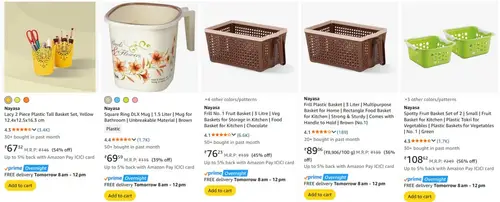 upto 71 off on nayasa products