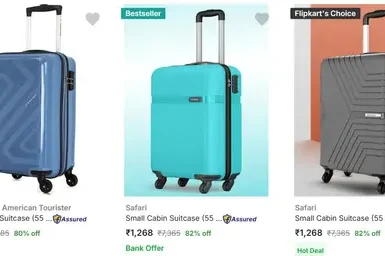 upto 88 off on top brands luggage