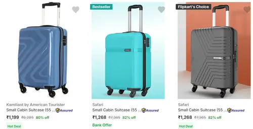 upto 88 off on top brands luggage