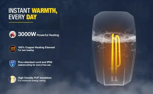 voltas insta 3l water heater 3000w 2699