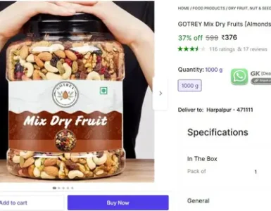 1 kg mix dry fruits 376