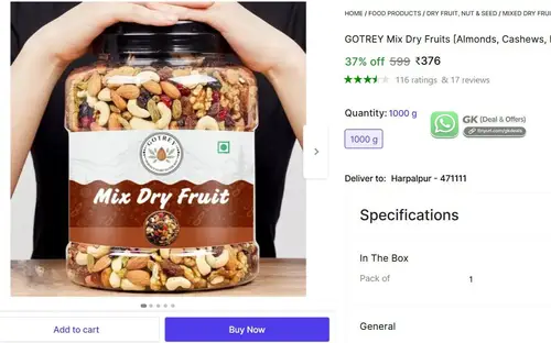 1 kg mix dry fruits 376