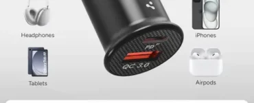 ambrane 22w fast car charger 199