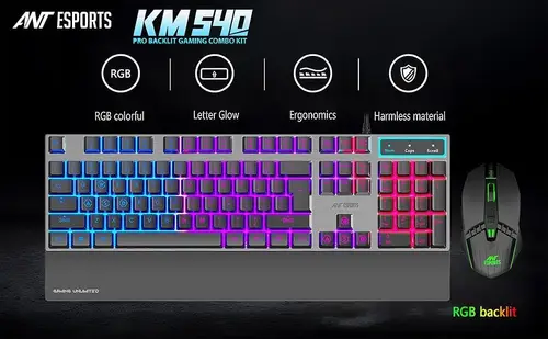 ant esports gaming keyboard and mouse 949