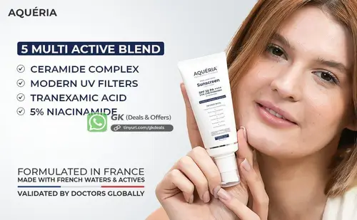 aqueria sunscreen spf 50 pa 50g 193