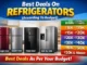 best deals on refrigerators according to budget