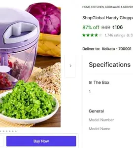 big size vegetable chopper 1000ml at 106