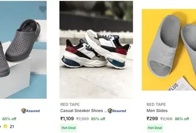 Branded Footwears Upto 85% Off 3 branded footwears upto 85 off