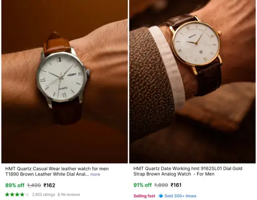 classic analog watch at 162