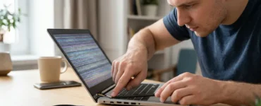 fix for a flickering laptop screen