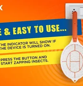 halonix mosquito racquet 400 mah battery 288