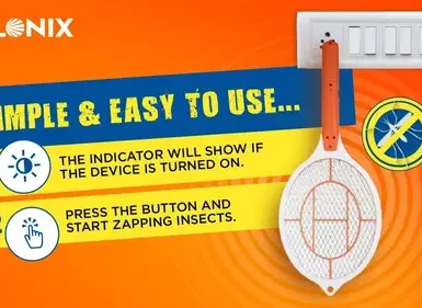 halonix mosquito racquet 400 mah battery 288