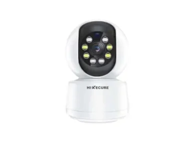 hixecure 2mp wi fi cctv camera with night vision motion detection two way audio pan tilt supports cloud storage sound an