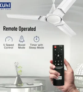 kuhl prima a3 1200mm bldc ceiling fan with remote 2499