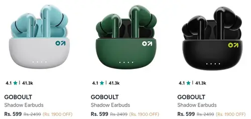 loot back goboult earbuds at 599