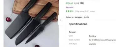 loot steel knife set pack of 3 98