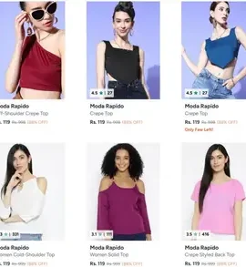 moda rapido under 199