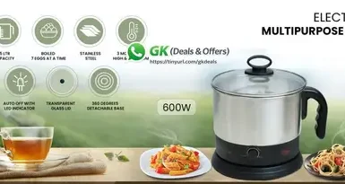 multipurpose electric kettle 15 l 707