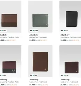 myntra allen solly wallets starts 359