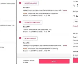 myntra loot get 200 off extra upto 15 off on clothing