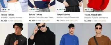 myntra loot sweatshirts from 167